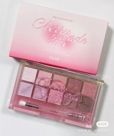 makeup products aesthetic trending makeup products Cool Tone Makeup Products, Korean Palette, Pink Korean Makeup, Makeup Products Korean, Clio Eyeshadow, Korean Eyeshadow Palette, Kbeauty Korean Makeup, Korean Makeup Products, Burgundy Eyeshadow