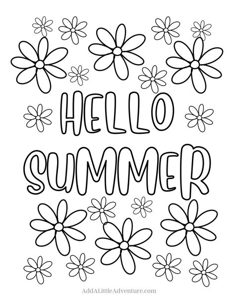 Summer Coloring Pages for Kids: Download Your Free PDF! Coloring Activities For Kids, Fruits Coloring Pages, Summer Coloring Pages For Kids, Summer Art Activities, Turkey Coloring, Kindergarten Graduation Gift, Tumblr Coloring Pages, Fnaf Coloring Pages, Summer Coloring