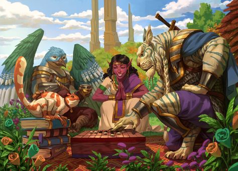 ArtStation - RPG illustrations , Hazem Ameen Hazem Ameen, Dungeons And Dragons Art, Dungeons And Dragons 5e, Avatar The Last Airbender Art, Creature Drawings, Fantasy Races, D&d Dungeons And Dragons, Fantasy Concept Art, High Fantasy