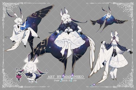 Stingray Outfit, Stingray Character Design, Sea Angel Character Design, Character Design Wings, 캐릭터 드로잉, Concept Art Character, Cute Anime, Creature Concept, 영감을 주는 캐릭터