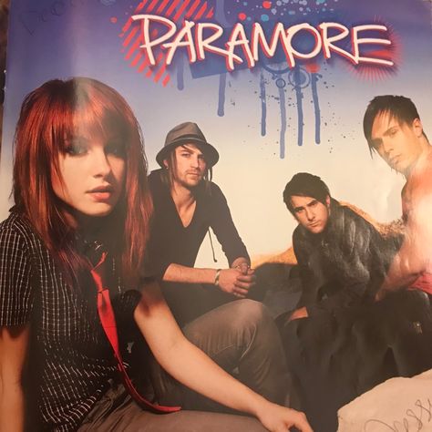 Paramore Band Photos, Indie Rock Album Covers, J-14 Magazine, Hayley Williams Poster, Band Cover Photos, Paramore Album Cover, Emo Magazine, Paramore Aesthetic, Paramore Poster