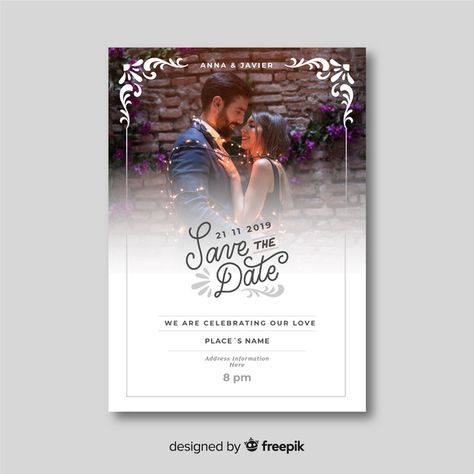 Wedding Card With Photo, Cartoon Wedding Invitations, Wedding Invitation Images, Engagement Invitation Cards, Free Wedding Invitation Templates, Wedding Album Design, Wedding Invitation Card Design, Digital Wedding Invitations, Printing Wedding Invitations