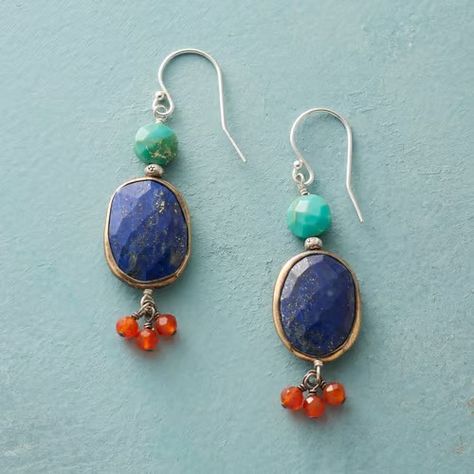 Handmade Earrings for Women | Sundance Catalog Sun Earrings, Colorful Stones, Sundance Catalog, Shop Jewelry, Beaded Jewelry Patterns, Jewelry Patterns, Jewelry For Women, Unique Earrings, Earrings For Women