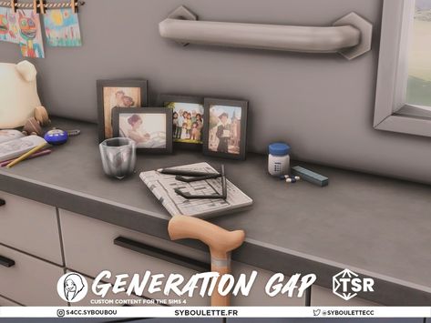 The Sims Resource - Generation Gap - Part 3: Senior Era Sims 4 Police Cc, Sims 4 Hospital Build, Senior Era, Sims Interior, Lotes The Sims 4, Furniture Cc, Sims 4 Challenges, Cc Sims4, Cc Mods