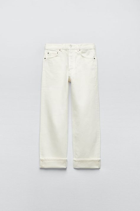 Jeans With Belt, Mid Waist Jeans, Oyster White, Woman Jeans, Zara Woman, Mid Rise Jeans, Zara United States, Zara Women, Boyfriend Jeans