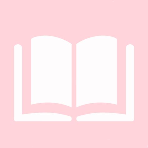 Pink App Icons Books, Books Icon Pink, Books Icon Aesthetic, Pink Book Icon, Book Icon Aesthetic, Journal App Icon, Pink Iphone Icons, Book Icon Design, Pink Iphone App Icons