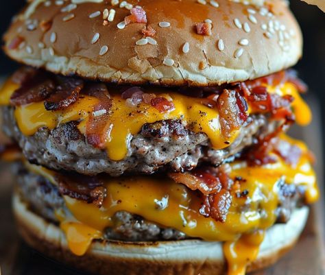 Smokey Ranch Crack Burgers – Chloe foods Hamburger Hill, Homemade Ranch Mix, Homemade Hamburger Patties, Cabin Food, Grilled Burger Recipes, Ranch Burgers, Dude Food, Chicken Bacon Pasta, Creamed Beef