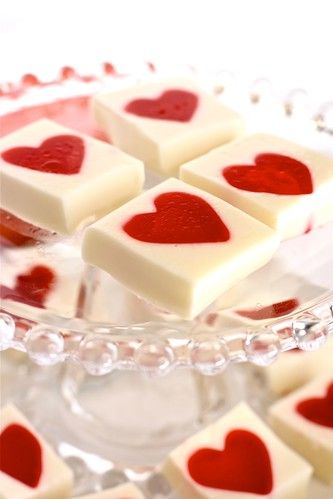 Valentines Jello Hearts Strawberry Jello, Unflavored Gelatin, Valentines Day Desserts, Jello Recipes, Snacks To Make, Valentines Day Food, Cooking Classy, Valentines Day Treats, Valentine's Day Quotes