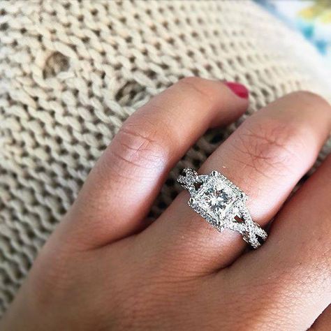 Princess Wedding Rings, Kelsey Rose, Wedding Rings Princess Cut, Cushion Cut Engagement Ring, Pretty Princess, Wedding Rings Solitaire, Princess Cut Engagement Rings, Princess Cut Rings, Future Mrs