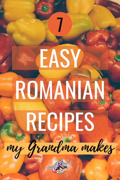 Romanian Food Traditional, Romania Food, Romanian Recipes, English Desserts, Romanian Desserts, Macedonian Food, Eastern European Recipes, Scottish Recipes, Foreign Food