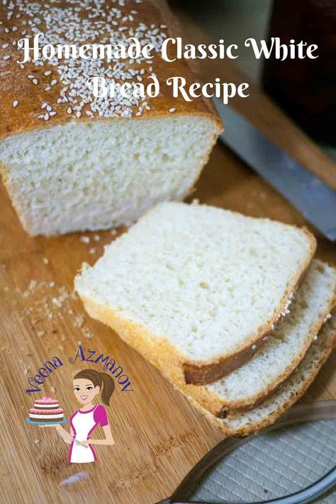 Pantry White, Amish White Bread, Homemade White Bread, Homemade Sandwich, White Bread Recipe, Homemade Bread Recipes Easy, Homemade Bread Easy, Homemade Dinner Rolls, Beer Bread