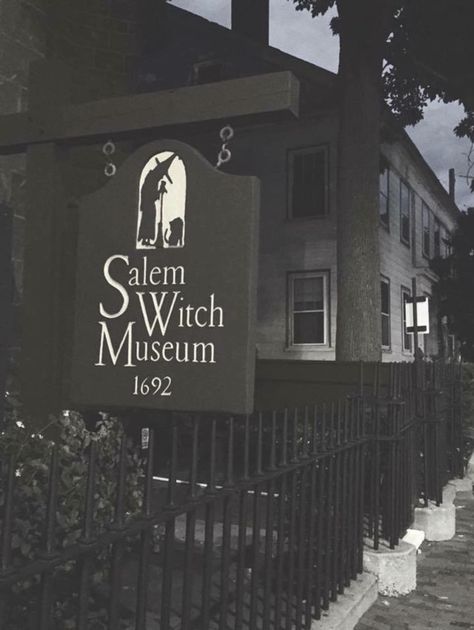 Salem Astethic, Gothic Halloween Aesthetic, Salem Witch Museum, Witch Museum, Salem Witch Trials, Crystal Castle, Salem Ma, Spooky Szn, Salem Witch