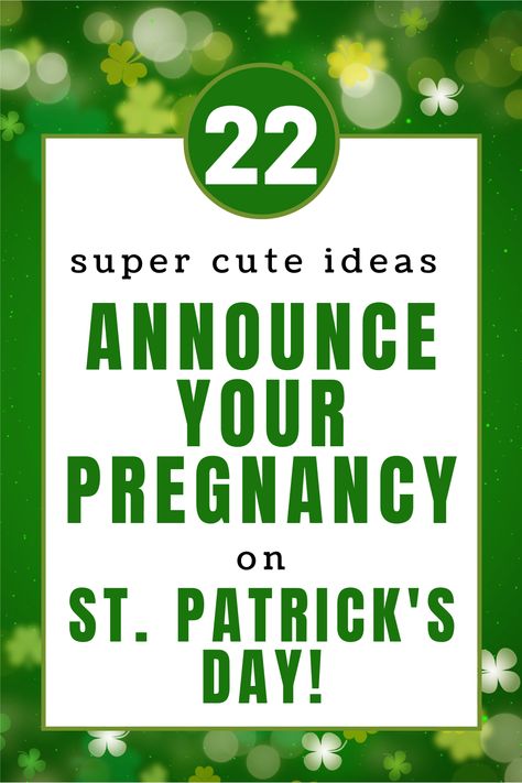 Feeling extra lucky this year because you’re pregnant? Could it be because a little rainbow baby is on its way, or perhaps something even more precious than a pot of gold? If you’re expecting, we’re thrilled for you and can’t wait to hear all the happy news! Let’s find you the best St. Patrick’s Day baby announcement ideas. Must read pregnancy announcment ideas to share your lucky news on St. Patrick's Day! St Pattys Baby Annoucement, St Patricks Baby Announcement, St Patrick's Day Gender Reveal, St Patricks Day Baby Announcement, March Baby Announcement, March Pregnancy Announcement, Best Pregnancy Announcement, Third Baby Announcements, 3rd Baby Announcement