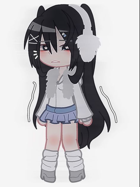 Hair Inspiration Long, High Hair, Characters Inspiration Drawing, Girls With Black Hair, Club Hairstyles, Club Outfit Ideas, Baby Squirrel, Roblox Pictures, Cute Doodle Art