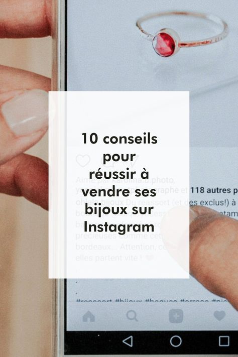 Comment bien vendre ses bijoux grâce à Instagram ? Small Business Packaging Ideas, Small Business Packaging, Instagram Bio, Jewelry Brand, Jewelry Business, Jewelry Branding, Photo Studio, Online Jewelry, To Do List