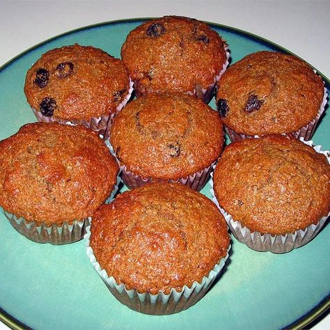 Honey Bran Muffins Recipe | Allrecipes Honey Bran Muffin Recipe, Wheat Bran Muffins, Honey Bran Muffins, Oat Bran Muffins, Flax Muffins, Bran Muffin, High Fiber Snacks, Fiber Snacks, Bran Muffin Recipes