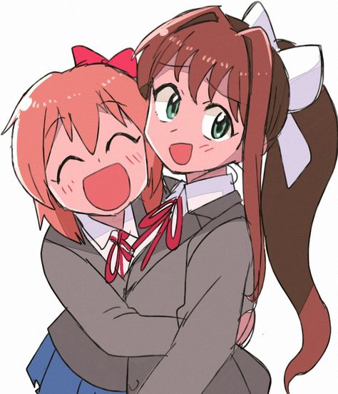 Sayori X Monika, Monika Ddlc, Alice Angel, Female Inspiration, Psychological Horror, Doki Doki, Literature Club, Crazy Friends, I Have No Friends