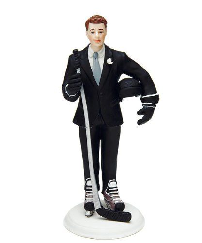 Hockey Groom Mix and Match Cake Topper * Remarkable discounts available  : Baking decorations Hockey Wedding Cake Toppers, Hockey Wedding Cake, Gay Wedding Cake Toppers, Sports Cake Topper, Hockey Wedding, Hockey Cakes, Gay Wedding Cakes, Porcelain Cake, Wedding Supplies Wholesale