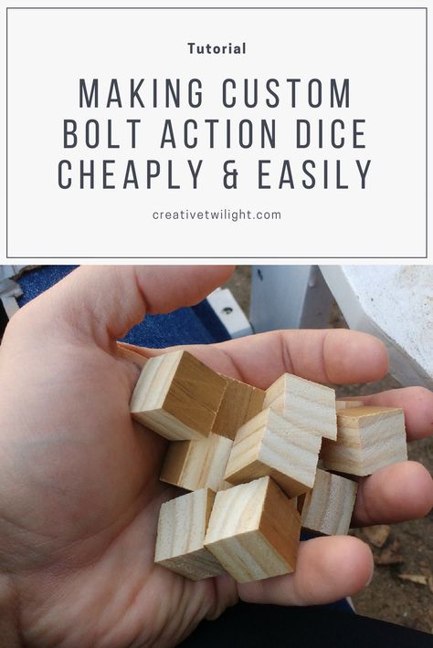 I decided to make my own custom Bolt Action dice. It was a project I felt like doing, so you can see how I made my own and follow along. Diy Dice Games, How To Make Dice, Dice Making, Diy Dice, 20 Sided Dice, 6 Sided Dice, Dice Tower, Witch Diy, Gaming Stuff