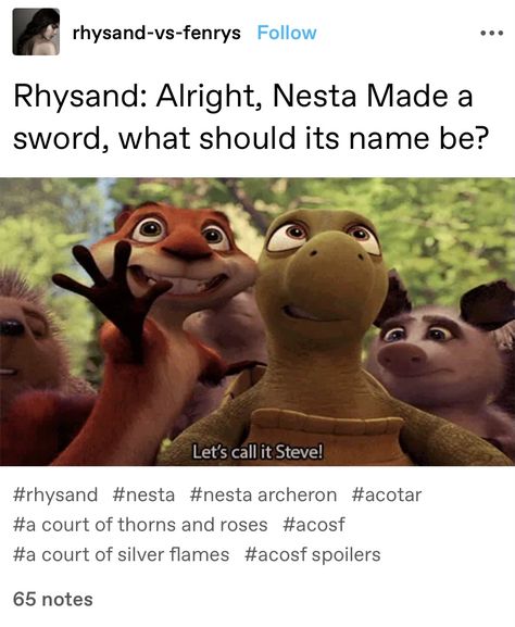 A Court of Silver Flames text post tumblr ACOTAR Acotar Jokes, Acotar Memes Funny, Attor Acotar, Funny Acotar, Acotar Funny, Sjm Books, Book Quotes Funny, Acotar Series, Game Of Thrones Funny