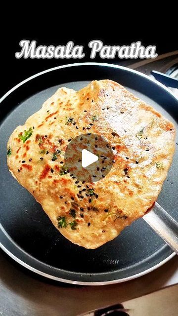 Renuka Salunke on Instagram: "Masala Paratha 😍 
Ingredients 👇 
Ghee
Red chilli powder 
Cumin powder 
Black pepper 
Salt to taste 
Coriander leaves 
Black sesame seeds 
.
.
.
.
.
.
For more food updates 
Follow 👣 👉 @homecheff_renu
.
.
.
.
.
.
Like share comments and save for later 🤗 
.
.
.
.
.
.
#homecheff_renu #paratha #parathe #recipeoftheday #recipes #easyrecipes #khana #gharkakhana #reels #reelsinstagram #uniquerecipes #food #exploremore #explore #foodstagram #breakfast #instafood" Masala Paratha Recipe, Masala Paratha, Paratha Recipe, Red Chilli Powder, Paratha Recipes, Black Sesame Seeds, Pepper Salt, Black Sesame, Coriander Leaves