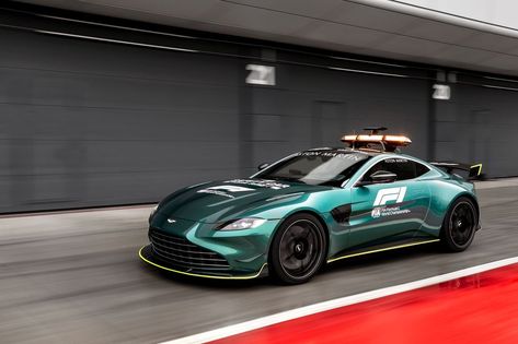 This Is Aston Martin's New Formula 1 Safety Car Ducati Superbike, New Aston Martin, Bmw K100, Aston Martin Cars, Mclaren Cars, Aston Martin Vantage, British Racing Green, Porsche 914, Car Cleaning Hacks