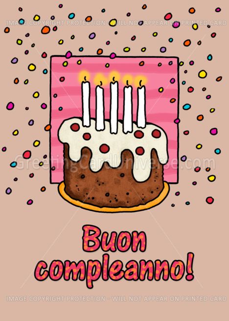 happy birthday card - Italian card Happy Birthday In German, Happy Birthday Italian, Military Cards, Anniversary Message, Vintage Wedding Cards, Old Greeting Cards, Happy Birthday Candles, Birthday Wishes And Images, Cake Card