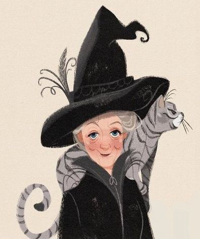 Minerva Mcgonagall, Harry Potter Illustrations, Harry Potter Disney, Theme Harry Potter, Harry Potter Artwork, Potter Art, Harry Potter Drawings, Wizarding World Of Harry Potter, Harry Potter Fan Art