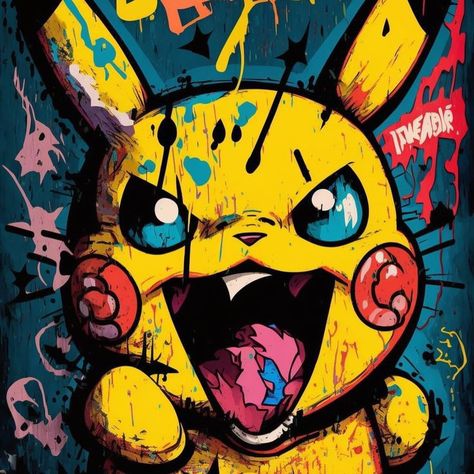 Pokemon Official Art, Pokemon Official, Mickey Mouse Art, About Science, Graffiti Style Art, Dope Cartoon Art, Pop Art Wallpaper, Graffiti Wall Art, Art Gallery Wallpaper