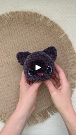 18K views · 2K reactions | When you feel like your amigurumi’s eyes could be cuter, try this! 👀 First, press the tops of the eyes into the head so you can see if you like how they will look with a slight indent. Then sew a stitch above each eye (as shown in this video), pull tight (you can loosen with your yarn needle if they get too indented), and secure with a knot. This method has helped add cuteness to many of my animal’s expressions! 👍 | Amigurumi Pattern Designer | Diyans Beats · SEA - Afrobeat Instrumental My Animal, Yarn Needle, The Head, Plastic Canvas, Amigurumi Pattern, Crochet Amigurumi, Feel Like, Like You, Knot