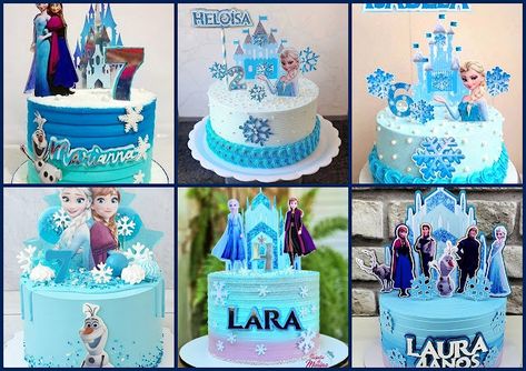 Anna, Olaf and Elsa, Frozen: Free Printable Cake Toppers. - Oh My Fiesta! in english Printable Cake Toppers, Frozen Elsa Cake Topper, Elsa Cake Toppers, Frozen Themed Birthday Cake, Cake Frozen, Anna Cake, Frozen Free, Frozen Printables, Figure Cake