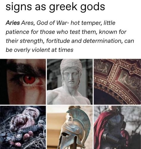 Aries as Ares Aries Greek God, Aries God, Ares Worship, Ares Altar, Ares Aesthetic Greek, Ares Quotes, Ares X Aphrodite, Aphrodite And Ares, Ares God