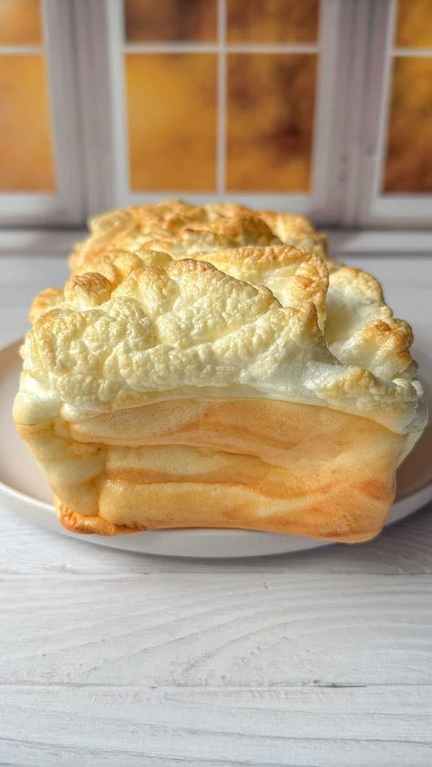 Cloud Bread Recipe Gluten Free Cloud Bread, Cloud Bread Recipe, Modern Nonna, Bread Substitute, Keto Baking, Homemade Nutella, Cloud Bread, Dairy Free Yogurt, Sandwich Fillings