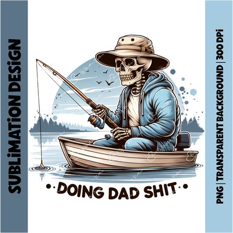 Fathers Day Funny, Fishing Life, Funny Fathers Day, Fish Design, Best Seller, Mom And Dad, Skeleton, Fathers Day, Digital Drawing