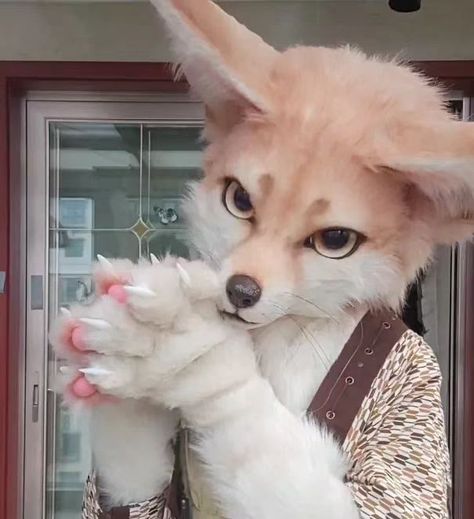 Fursuit Tutorial, Fursuit Head, Fennec Fox, Animal Costumes, Pokemon Coloring Pages, Bojack Horseman, Pokemon Coloring, Costume Mask, Animal Heads