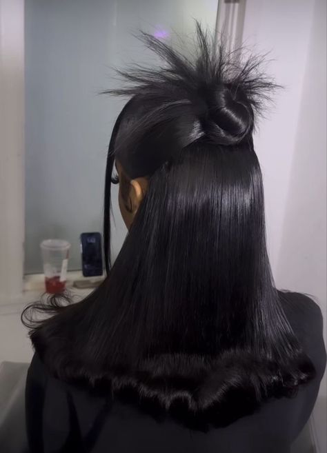 Sleek Ponytail Hairstyles, Hairstyles 2024, Birthday Hairstyles, Quick Weave Hairstyles, Pretty Braided Hairstyles, Slick Hairstyles, Hair Ponytail Styles, Dope Hairstyles, Ponytail Styles