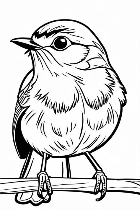 Robin coloring pages for kids feature 20 delightful illustrations of the iconic and cheerful American robin. Children can enjoy coloring these familiar birds, known for their red breast and melodious songs, while learning about their habits and habitats in a fun and engaging way. Cardinal Drawing, Cardinal Birds Art, Hummingbird Colors, Peacock Coloring Pages, Flamingo Coloring Page, Lion Coloring Pages, Owl Coloring Pages, Bird Sketch, Bird Coloring Pages