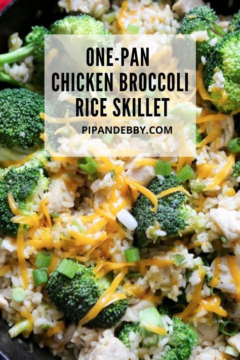 Chicken Broccoli One Pan, Chicken And Brocolli Recipes Easy, Chicken Broccoli Rice Skillet, Grilled Chicken Broccoli, Frozen Broccoli Recipes, Broccoli Recipes Healthy, Bland Diet, Chicken Broccoli Rice, Rice Skillet