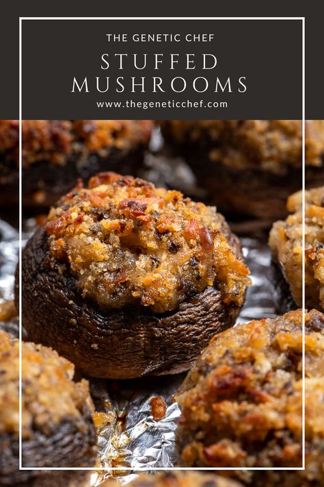 Classic Stuffed Mushrooms, Hearty Appetizers, Easy Stuffed Mushroom Recipe, Stuffed Mushrooms Easy, Mushroom Appetizers, Stuffed Mushroom, Perfect Appetizers, Sweet Onion, Mushroom Recipes