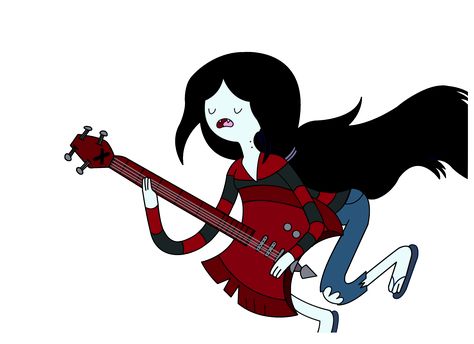 Marceline Floating, Marceline Drawing, Drawing Guitar, Marceline Adventure Time, Marceline The Vampire Queen, Adventure Time Marceline, Skin Minecraft, Clip Art Library, Vampire Queen