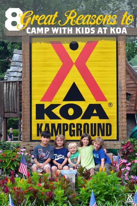 8 Great Reasons to Camp with Kids at KOA Fun Camping Games, Koa Camping, Fun Family Games, Koa Campgrounds, Camping Activities For Kids, Rv Trip, Extreme Adventure, Games Activities, Camping Area