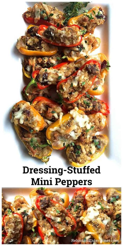 Mini Peppers Recipes, Sweet Pepper Recipes, Clams Casino, Mini Peppers, Leftover Thanksgiving, Stuffed Peppers Healthy, Pepper Recipes, Mini Sweet Peppers, Cheese Baked