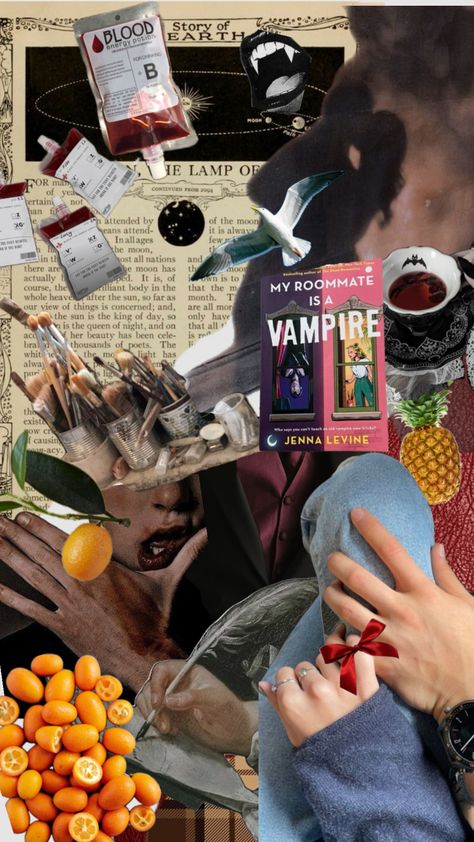 my roommate is a vampire - Jenna Levine My Roommate Is A Vampire Aesthetic, My Roommate Is A Vampire, My Roommate Is A Vampire Book, Vampire Collage Wallpaper, Books Vampire, Books About Vampires, Empire Of The Vampire Book, Fangirl Book, Romcom Books