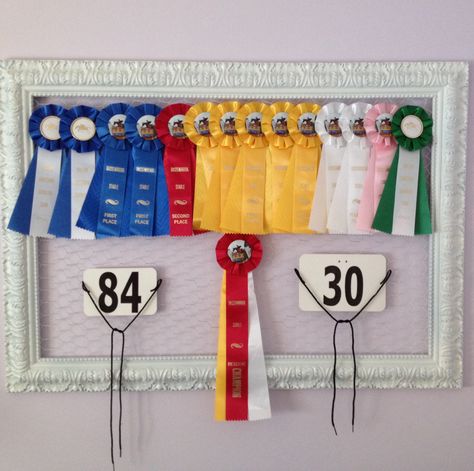 Horse Show Ribbon Display Horse Ribbons Display Ideas, Award Ribbon Display, Horse Ribbon Display, Show Ribbon Display, Horse Show Mom, Horse Show Ribbons, Horse Ribbons, Horse Room, Ribbon Display