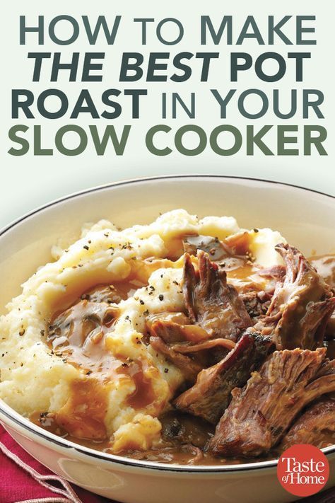 The Best Pot Roast, Crockpot Pot Roast, Slow Cooker Pot Roast Recipes, Crockpot Roast Recipes, Perfect Pot Roast, Beef Entrees, Best Pot Roast, Avocado Chicken, Beef Pot Roast