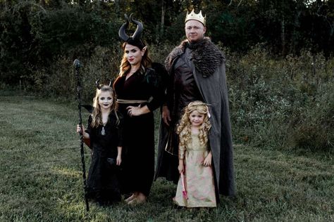 Maleficent Family Costume, Maleficent Family Costume Ideas, Walmart Halloween Costumes, Maleficent Costume Kids, Mad Hatter Costume Kids, Maleficent Halloween Costume, Maleficent Halloween, Halloween Party Scary, Maleficent Mistress Of Evil