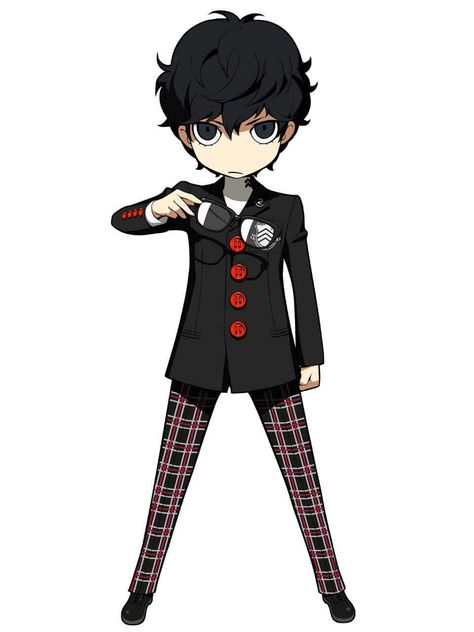 Persona Q2: New Cinema Labyrinth Information Summary, Screenshots, Character Introductions - Persona Central Chibi Joker P5, Persona 5 Chibi, Joker Persona 5 Icon, Joker Chibi, Persona Q2, Shigenori Soejima, Joker Persona 5, Makoto Yuki, Fire Elemental