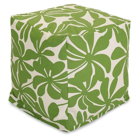 Bean Bag Ottoman, Garden Chic, Washable Slipcovers, Outdoor Bean Bag, Outdoor Ottomans, Cube Ottoman, Pouf Ottoman, Outdoor Fabric, Monterey