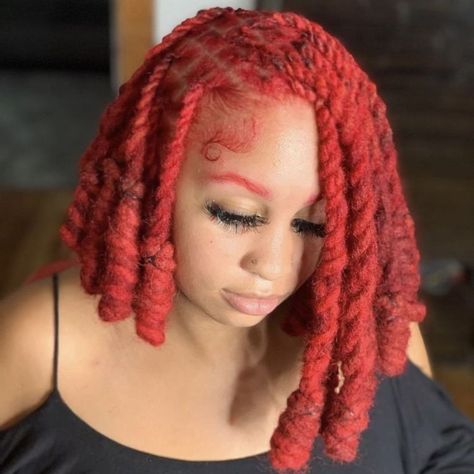 Colored Dreads, Dreads Styles For Women, Beautiful Dreadlocks, Short Locs Hairstyles, Faux Locs Hairstyles, Dreadlock Styles, Dyed Hair Inspiration, Dreads Styles, Dyed Natural Hair