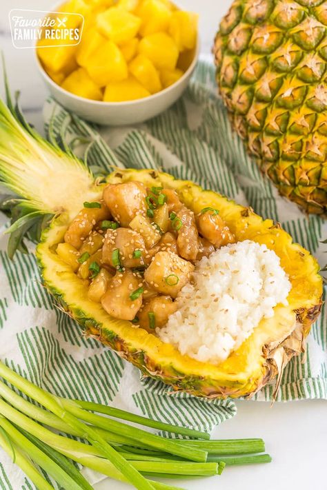 Hawaiian Dessert Recipes, Pineapple Chicken Recipe, Best Oil For Frying, Hawaiian Dessert, Orange County Fair, Hawaiian Desserts, Pineapple Chicken Recipes, Gluten Free Brands, Pineapple Recipes